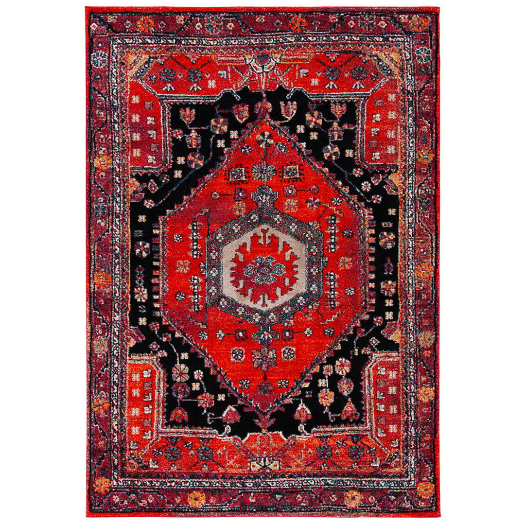 SAFAVIEH VTH204Q Vintage Hamadan Red / Black Image 1