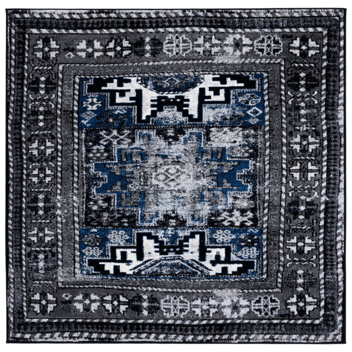 SAFAVIEH Vintage Hamadan VTH213F Grey / Blue Rug Image 1