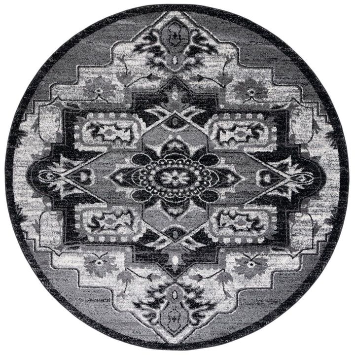 SAFAVIEH Vintage Hamadan VTH221K Lt Grey / Grey Rug Image 1