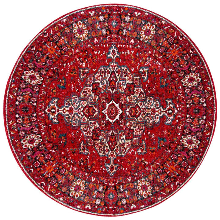 SAFAVIEH Vintage Hamadan VTH222A Red / Multi Rug Image 4