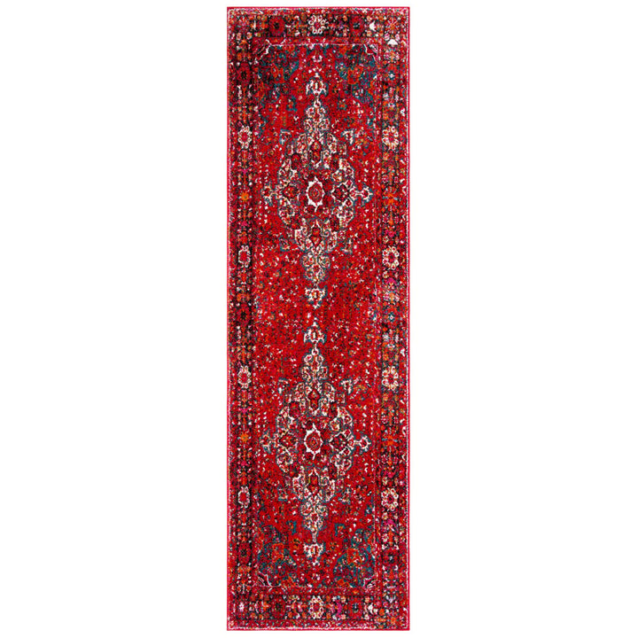 SAFAVIEH Vintage Hamadan VTH222A Red / Multi Rug Image 5