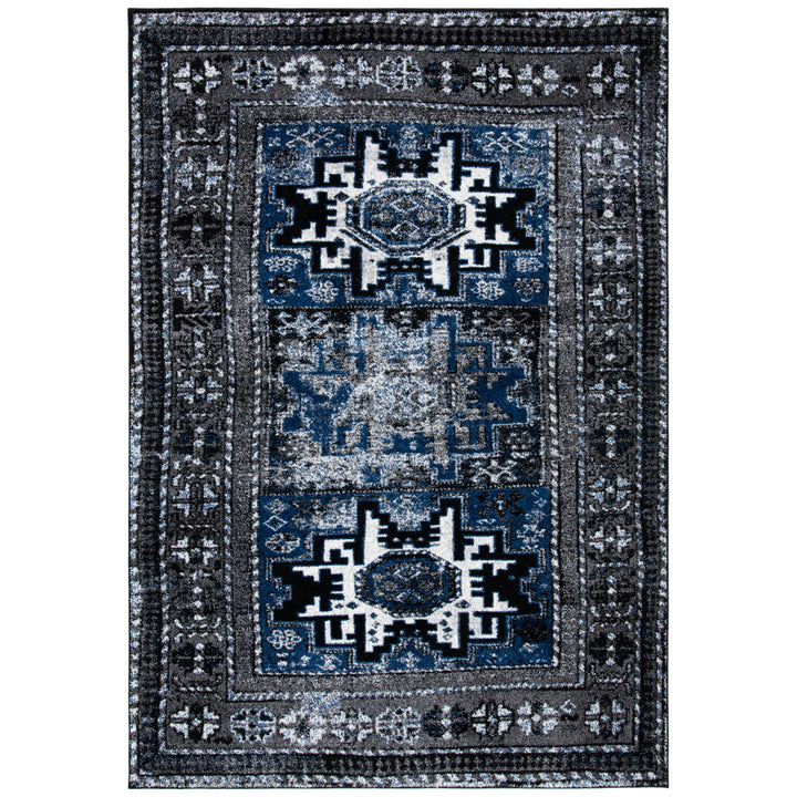 SAFAVIEH Vintage Hamadan VTH213F Grey / Blue Rug Image 10