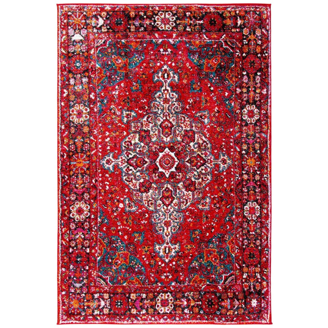 SAFAVIEH Vintage Hamadan VTH222A Red / Multi Rug Image 9