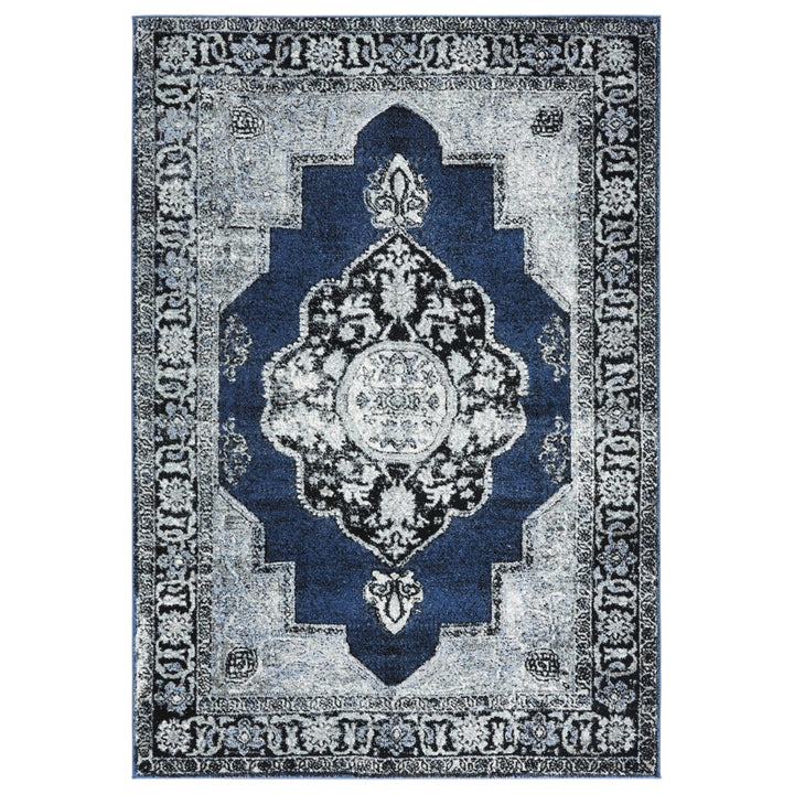 SAFAVIEH Vintage Hamadan VTH219M Blue / Grey Rug Image 1