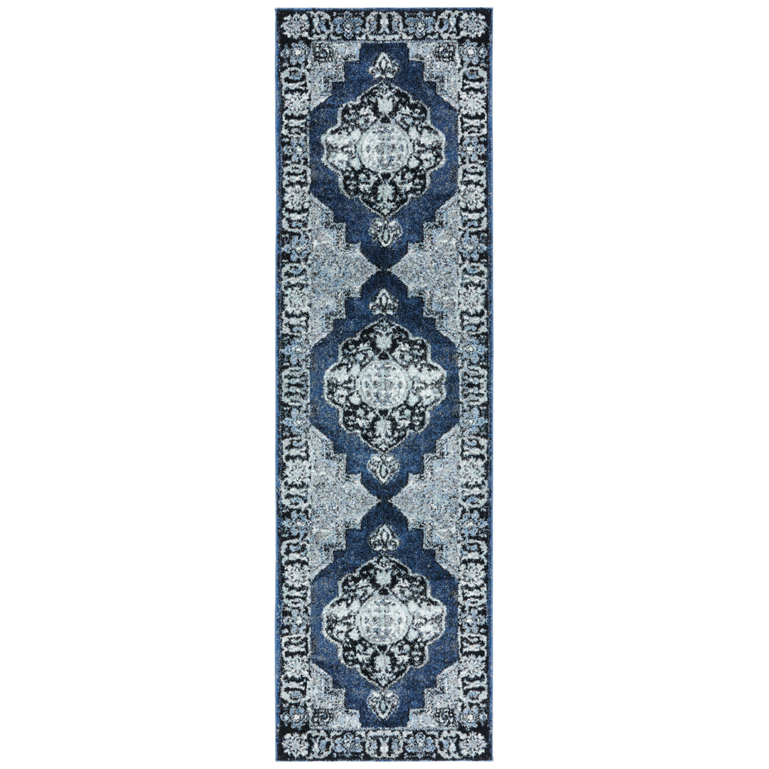 SAFAVIEH Vintage Hamadan VTH219M Blue / Grey Rug Image 2