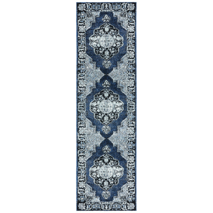 SAFAVIEH Vintage Hamadan VTH219M Blue / Grey Rug Image 2