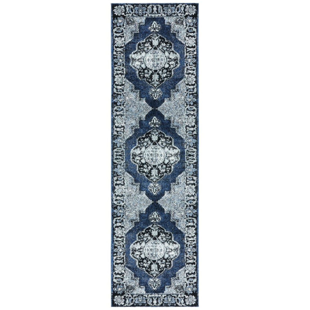 SAFAVIEH Vintage Hamadan VTH219M Blue / Grey Rug Image 1