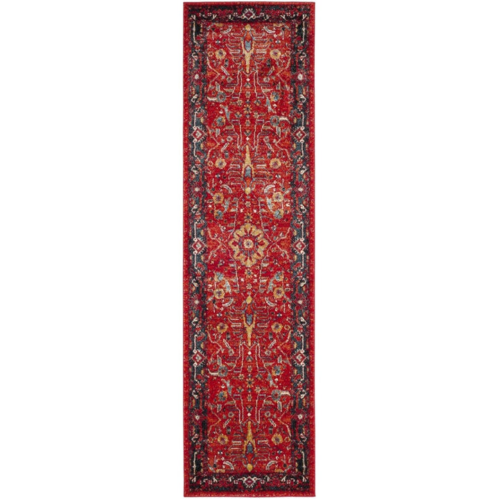 SAFAVIEH Vintage Hamadan VTH220C Orange / Navy Rug Image 1