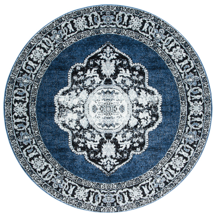 SAFAVIEH Vintage Hamadan VTH219M Blue / Grey Rug Image 3