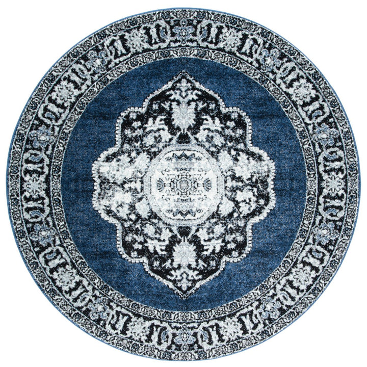 SAFAVIEH Vintage Hamadan VTH219M Blue / Grey Rug Image 1