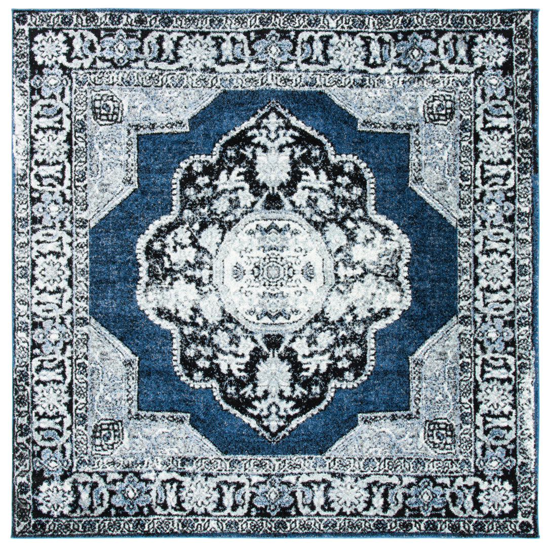 SAFAVIEH Vintage Hamadan VTH219M Blue / Grey Rug Image 4