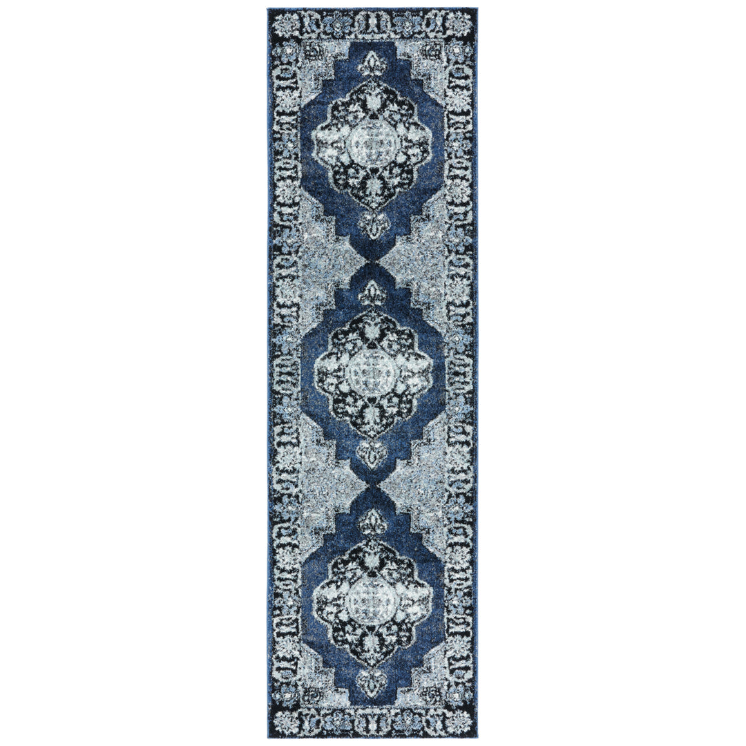 SAFAVIEH Vintage Hamadan VTH219M Blue / Grey Rug Image 5