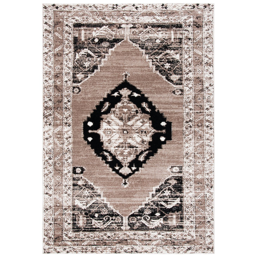 SAFAVIEH Vintage Hamadan VTH228T Brown / Ivory Rug Image 1