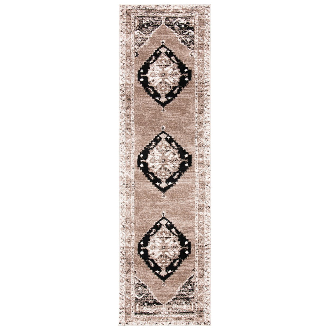 SAFAVIEH Vintage Hamadan VTH228T Brown / Ivory Rug Image 5