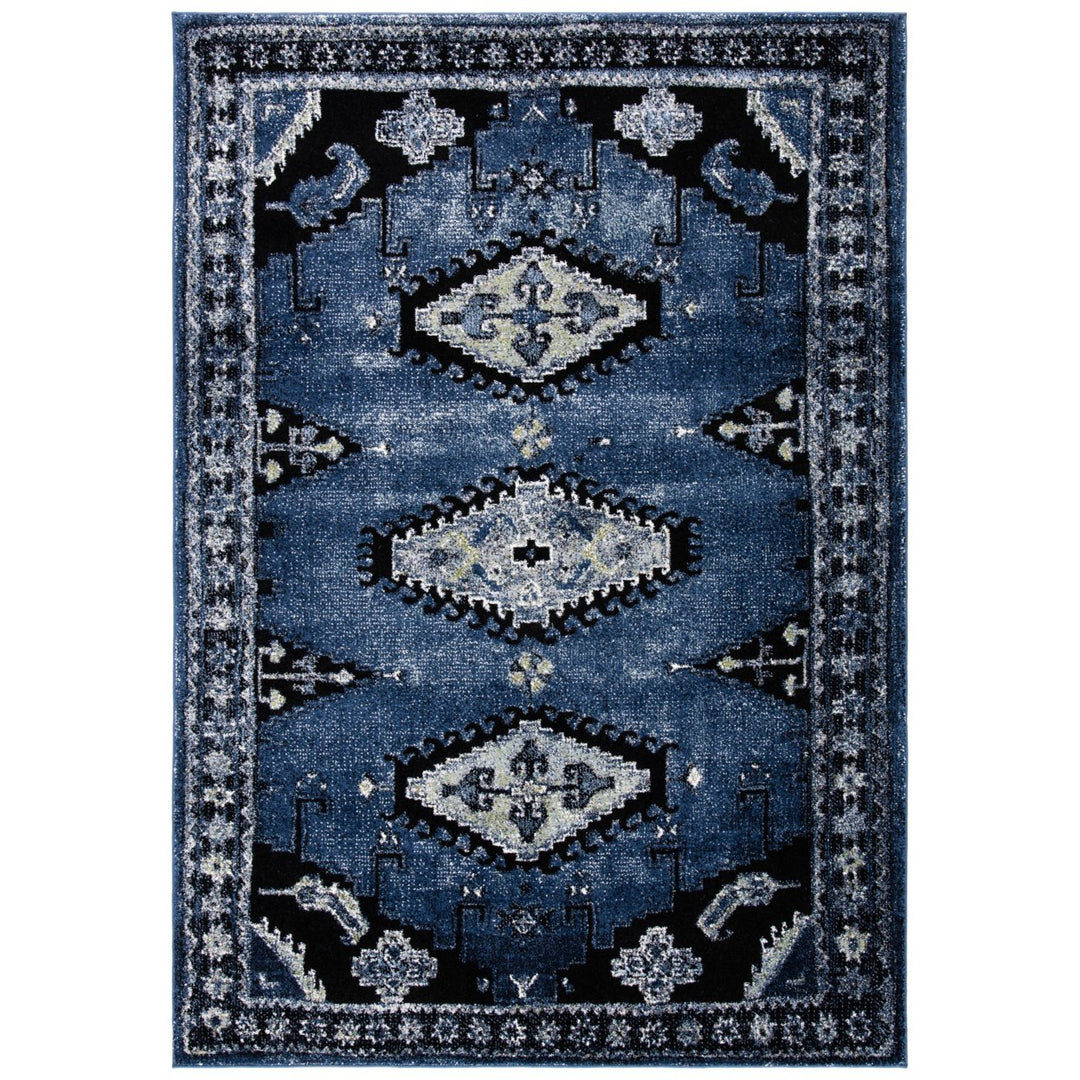 SAFAVIEH Vintage Hamadan VTH251M Blue / Black Rug Image 1