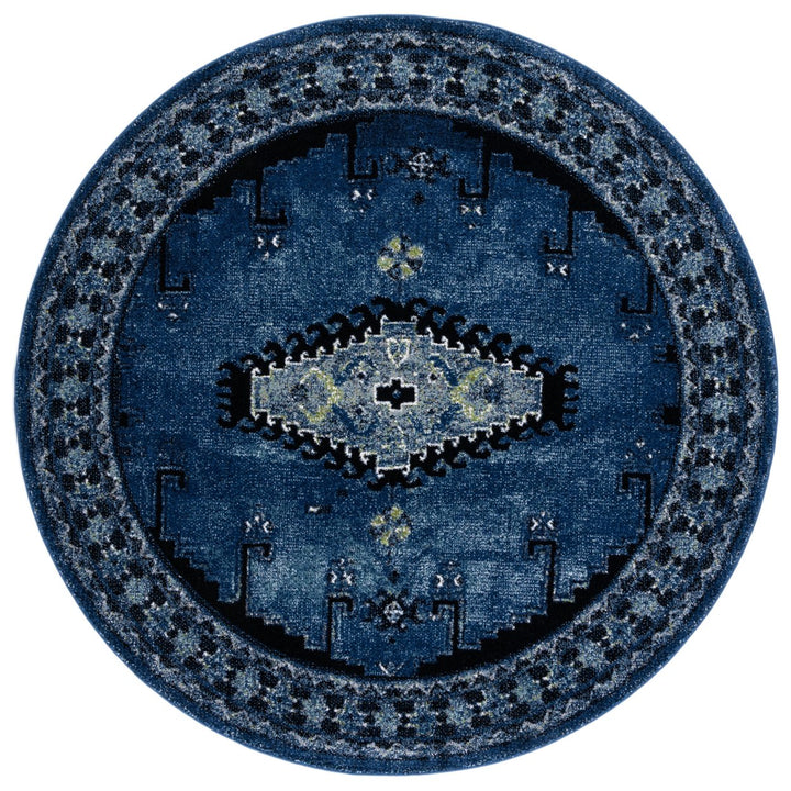 SAFAVIEH Vintage Hamadan VTH251M Blue / Black Rug Image 1