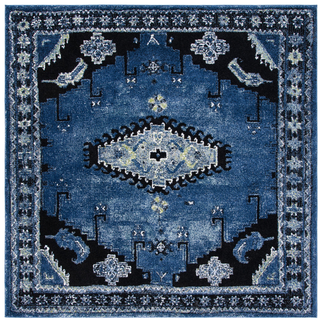 SAFAVIEH Vintage Hamadan VTH251M Blue / Black Rug Image 9