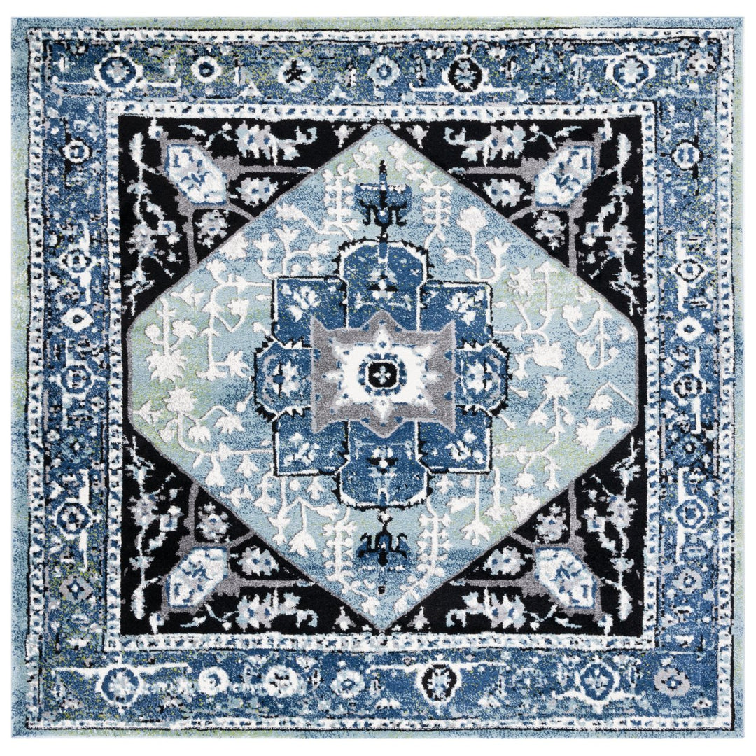 SAFAVIEH Vintage Hamadan VTH259L Blue /Lt Green Rug Image 1