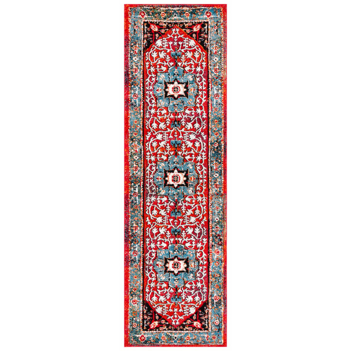 SAFAVIEH Vintage Hamadan VTH259M Blue / Red Rug Image 1