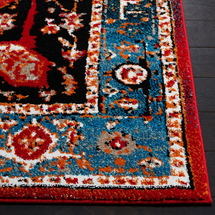 SAFAVIEH Vintage Hamadan VTH259M Blue / Red Rug Image 7