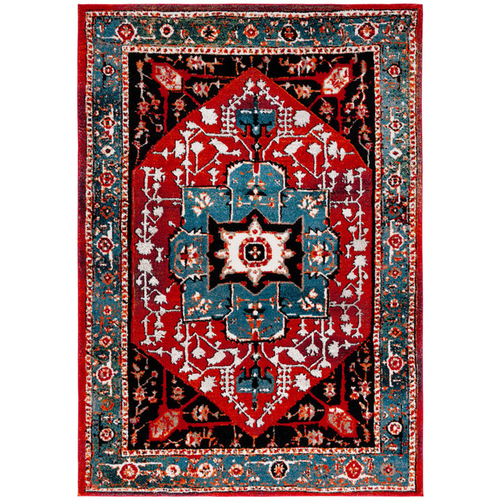 SAFAVIEH Vintage Hamadan VTH259M Blue / Red Rug Image 1