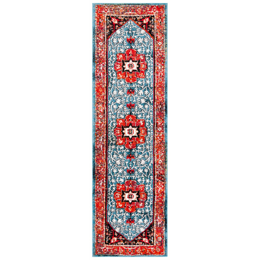 SAFAVIEH Vintage Hamadan VTH259Q Red / Blue Rug Image 1