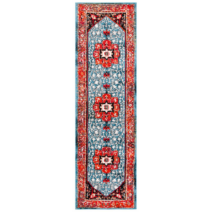 SAFAVIEH Vintage Hamadan VTH259Q Red / Blue Rug Image 1