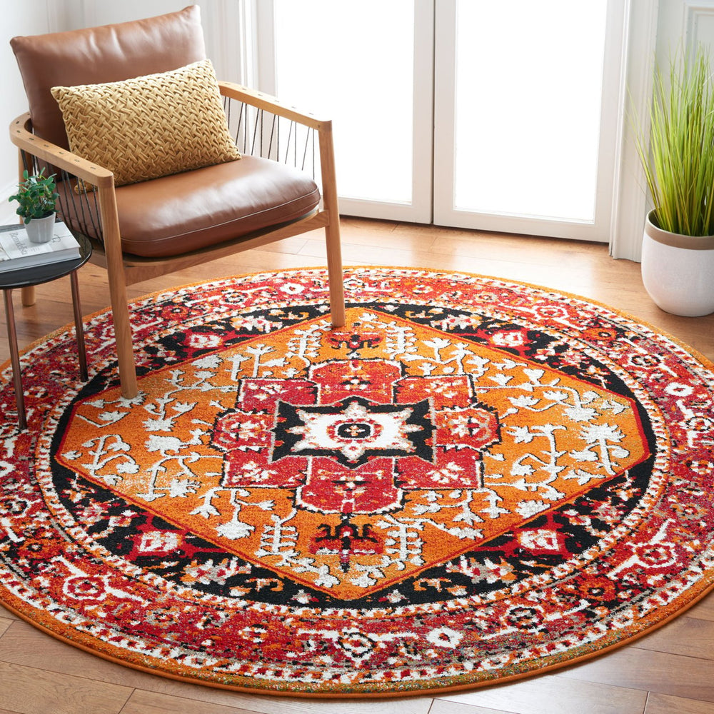 SAFAVIEH Vintage Hamadan VTH259P Red / Orange Rug Image 2