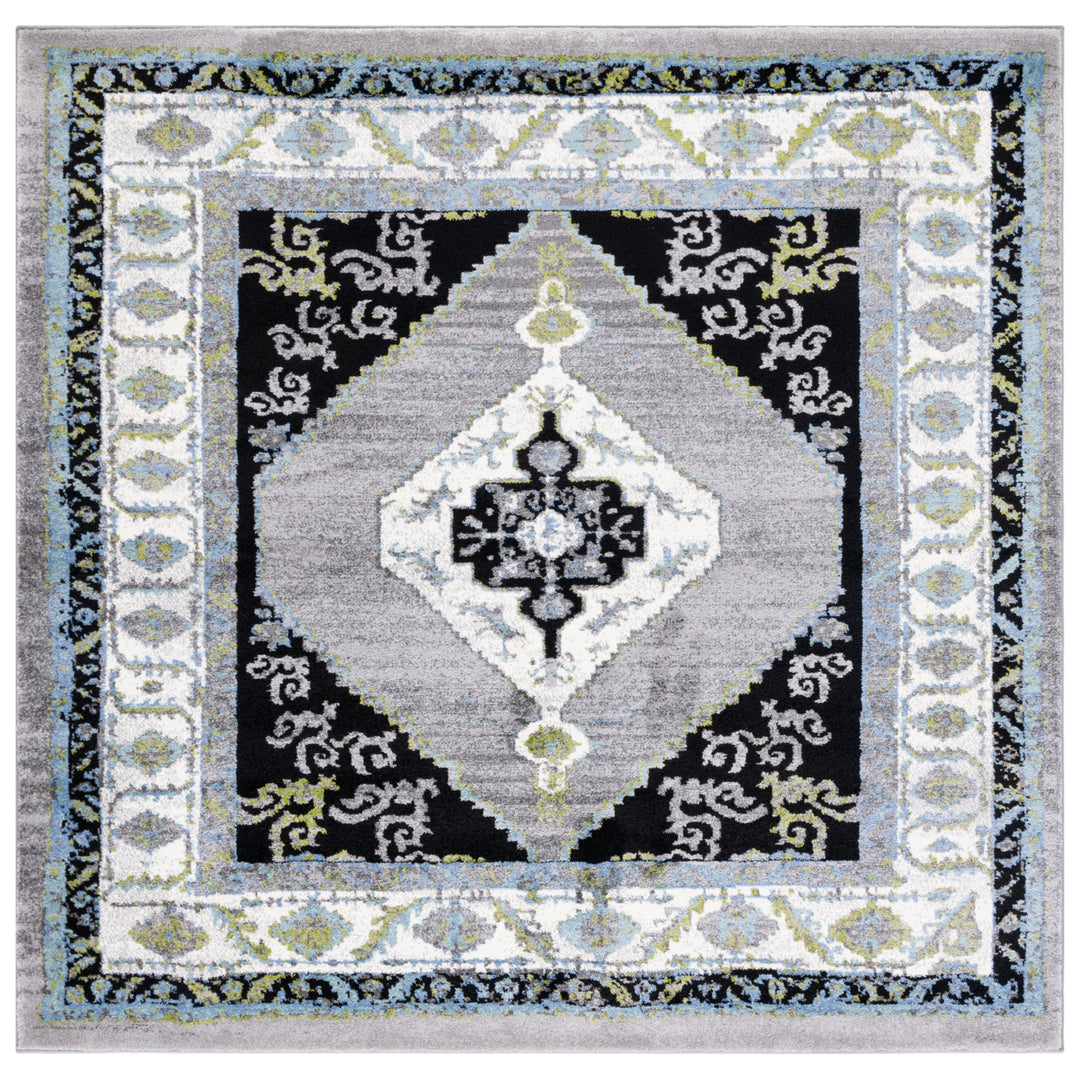 SAFAVIEH Vintage Hamadan VTH260F Grey / Green Rug Image 6