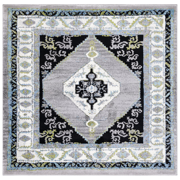 SAFAVIEH Vintage Hamadan VTH260F Grey / Green Rug Image 6