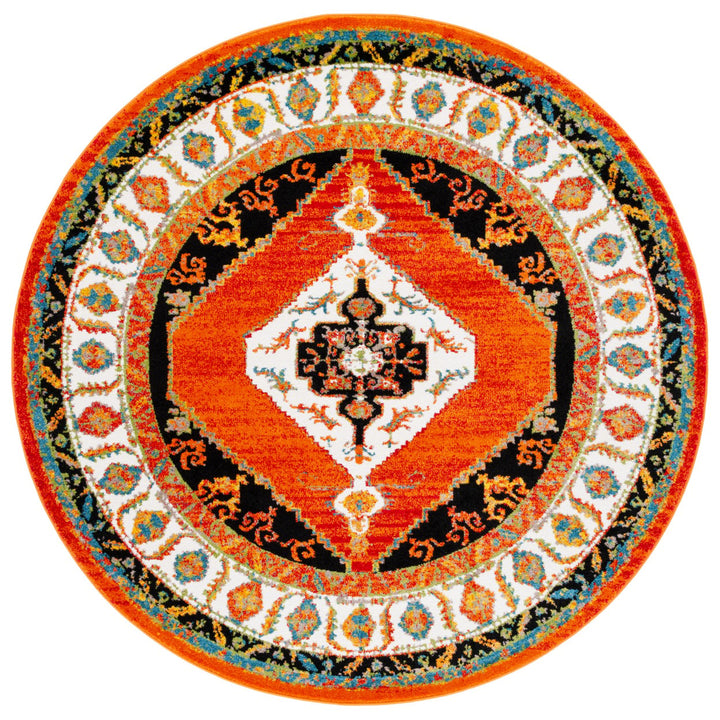 SAFAVIEH Vintage Hamadan VTH260P Orange / Ivory Rug Image 1