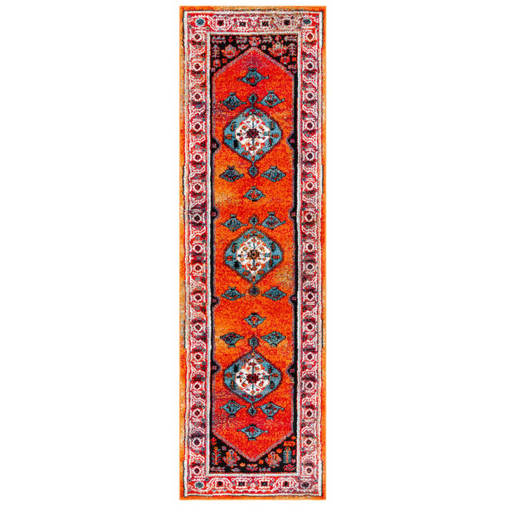 SAFAVIEH Vintage Hamadan VTH262Q Red / Blue Rug Image 1