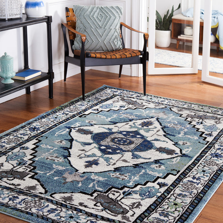 SAFAVIEH Hamadan VTH261J Blue Green / Ivory Rug Image 1