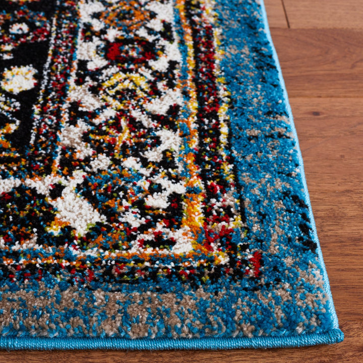 SAFAVIEH Vintage Hamadan VTH265M Blue / Black Rug Image 7