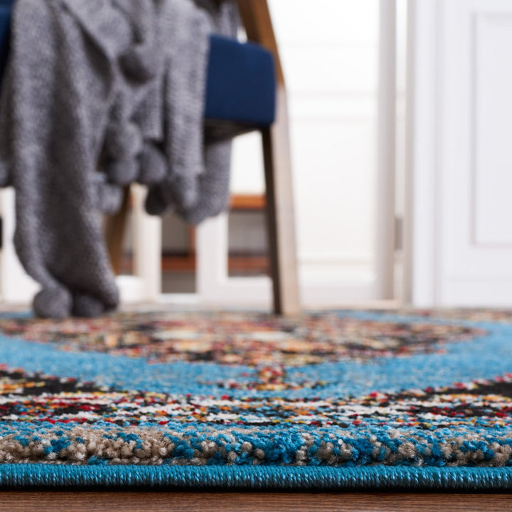 SAFAVIEH Vintage Hamadan VTH265M Blue / Black Rug Image 8