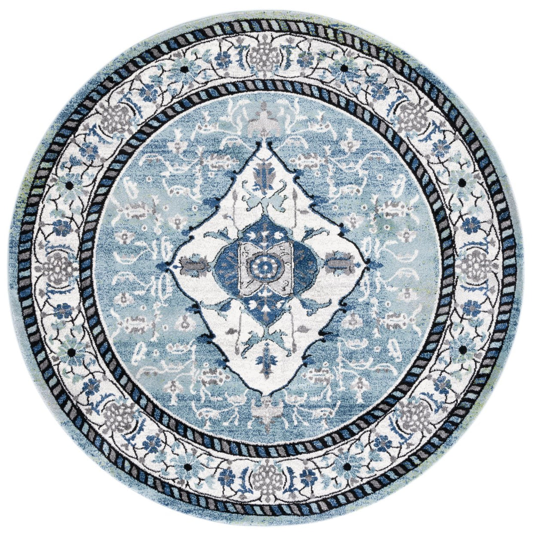 SAFAVIEH Hamadan VTH261J Blue Green / Ivory Rug Image 4