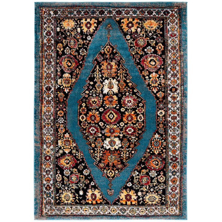 SAFAVIEH Vintage Hamadan VTH265M Blue / Black Rug Image 1