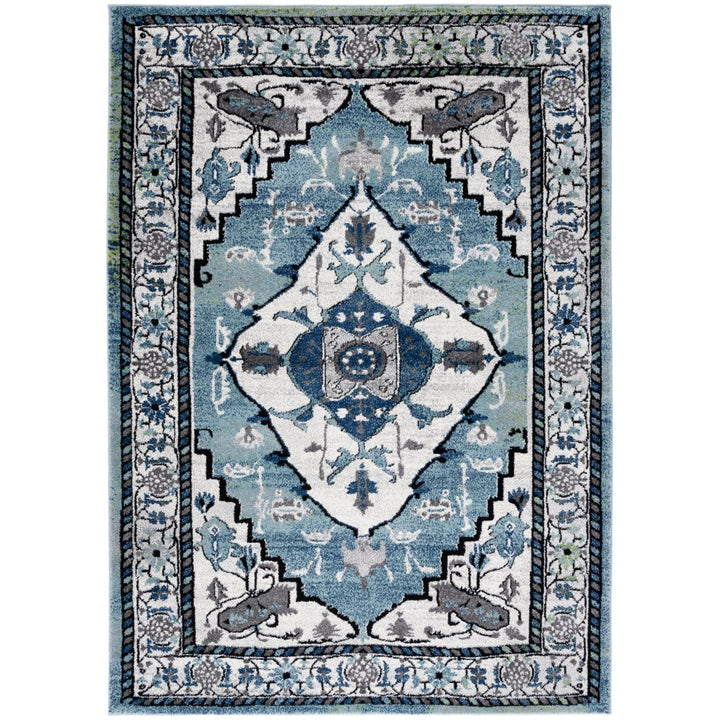 SAFAVIEH Hamadan VTH261J Blue Green / Ivory Rug Image 1