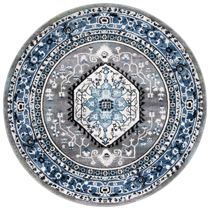 SAFAVIEH Vintage Hamadan VTH264M Blue / Grey Rug Image 1