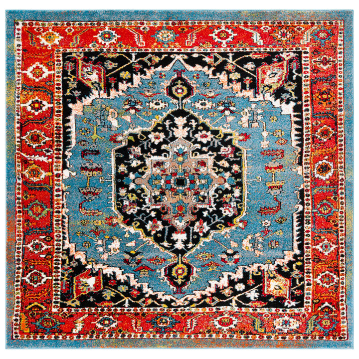 SAFAVIEH Vintage Hamadan VTH266M Blue / Red Rug Image 1