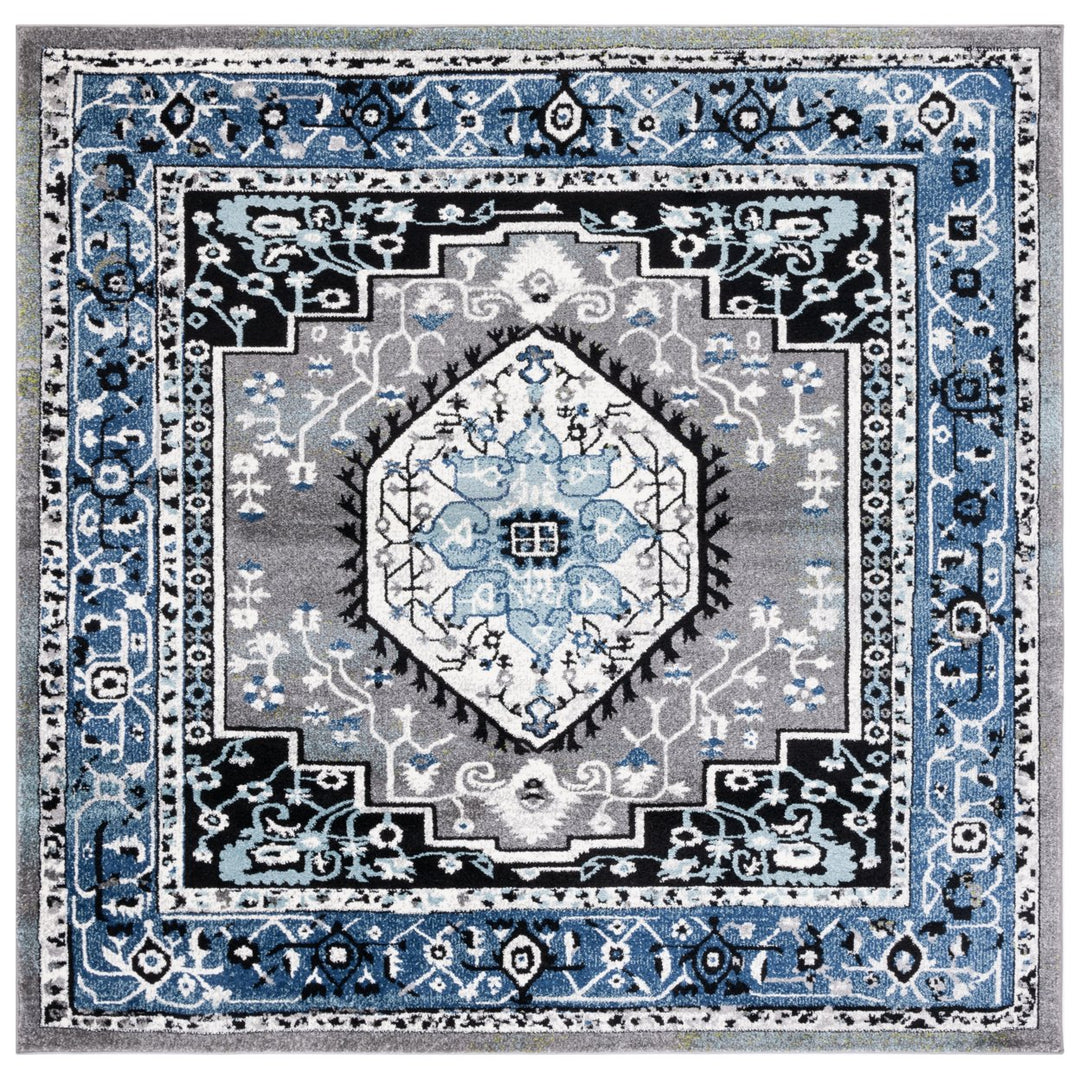 SAFAVIEH Vintage Hamadan VTH264M Blue / Grey Rug Image 1