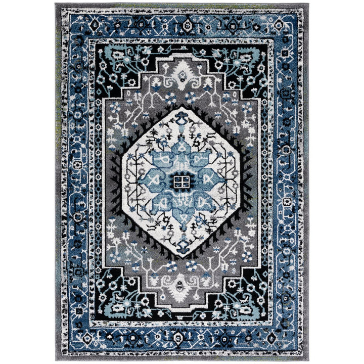 SAFAVIEH Vintage Hamadan VTH264M Blue / Grey Rug Image 1