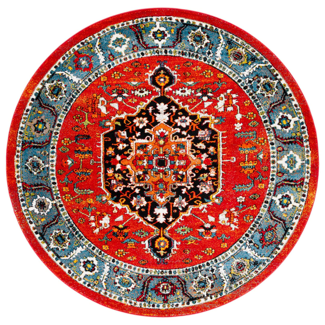 SAFAVIEH Vintage Hamadan VTH266Q Red / Blue Rug Image 1