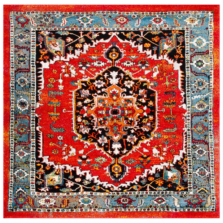 SAFAVIEH Vintage Hamadan VTH266Q Red / Blue Rug Image 1