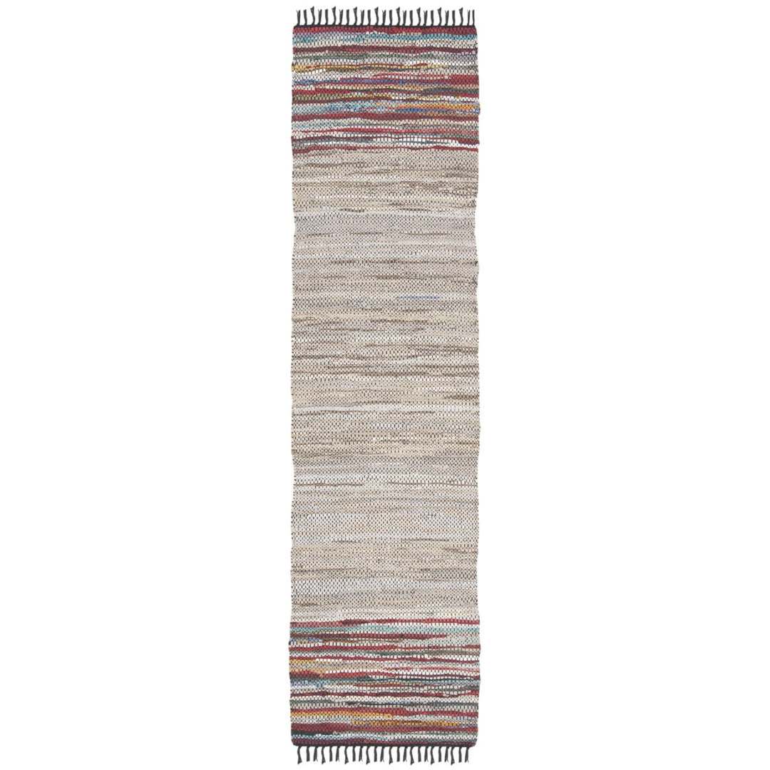 SAFAVIEH Vintage Leather VTL202H Beige / Multi Rug Image 1