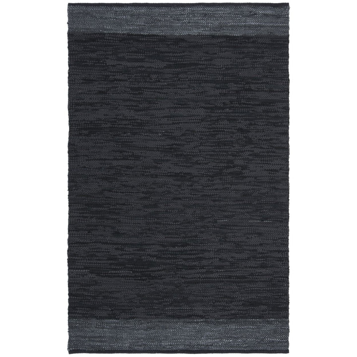 SAFAVIEH Vintage Leather VTL201Z Black / Grey Rug Image 1