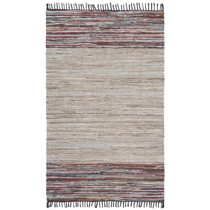 SAFAVIEH Vintage Leather VTL202H Beige / Multi Rug Image 1