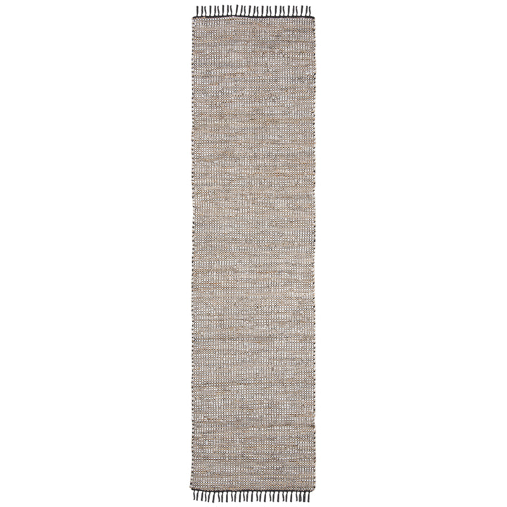 SAFAVIEH Vintage Leather VTL203G Handwoven Silver Rug Image 3