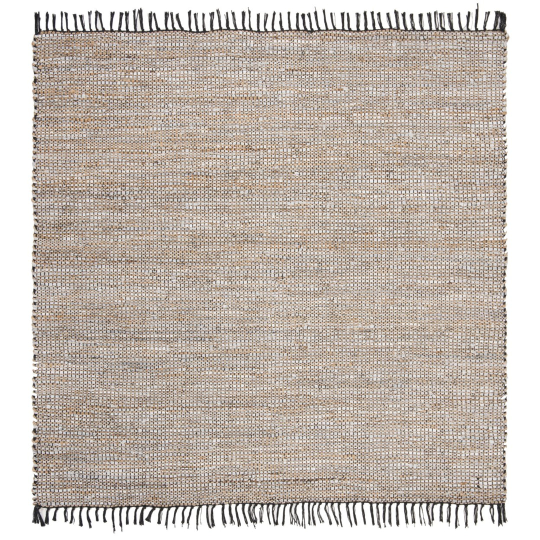 SAFAVIEH Vintage Leather VTL203G Handwoven Silver Rug Image 1