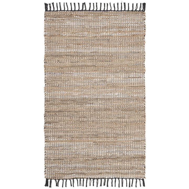 SAFAVIEH Vintage Leather VTL203B Handwoven Beige Rug Image 1